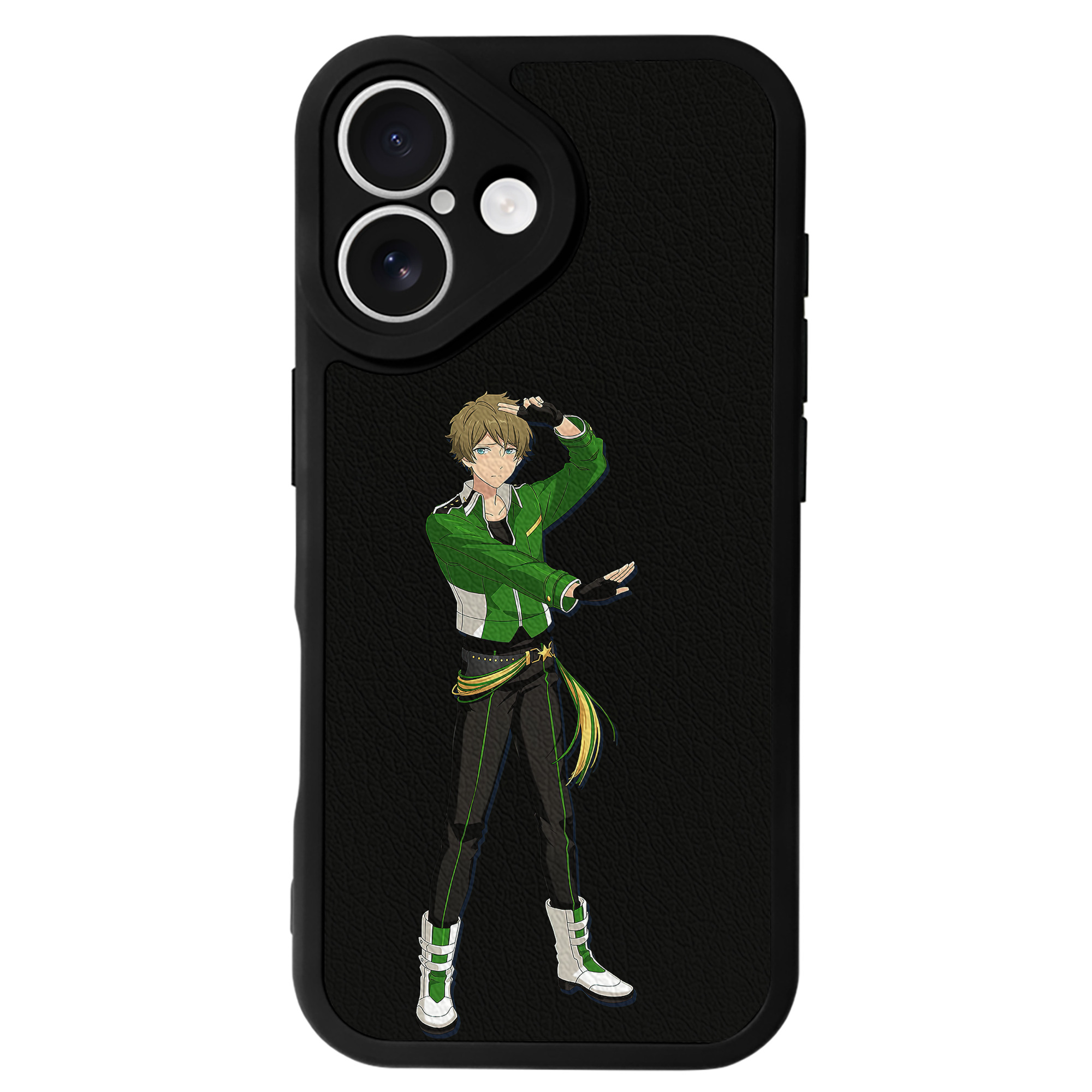 （画像用） あんさんぶるスターズ! Ensemble Stars 【iPhone 16シリーズ対応】シリコンスマホケース（レザー調） 材質：シリコン